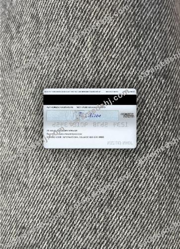 USA New York CFSB bank AMEX everyday® credit card photolook back